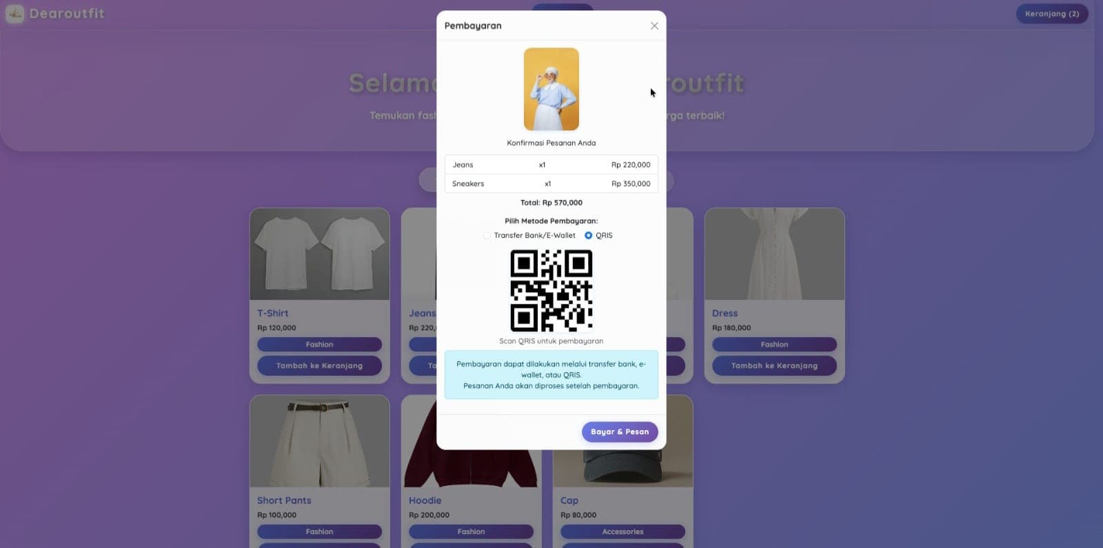 Simple Payment - Dearoutfit QR's