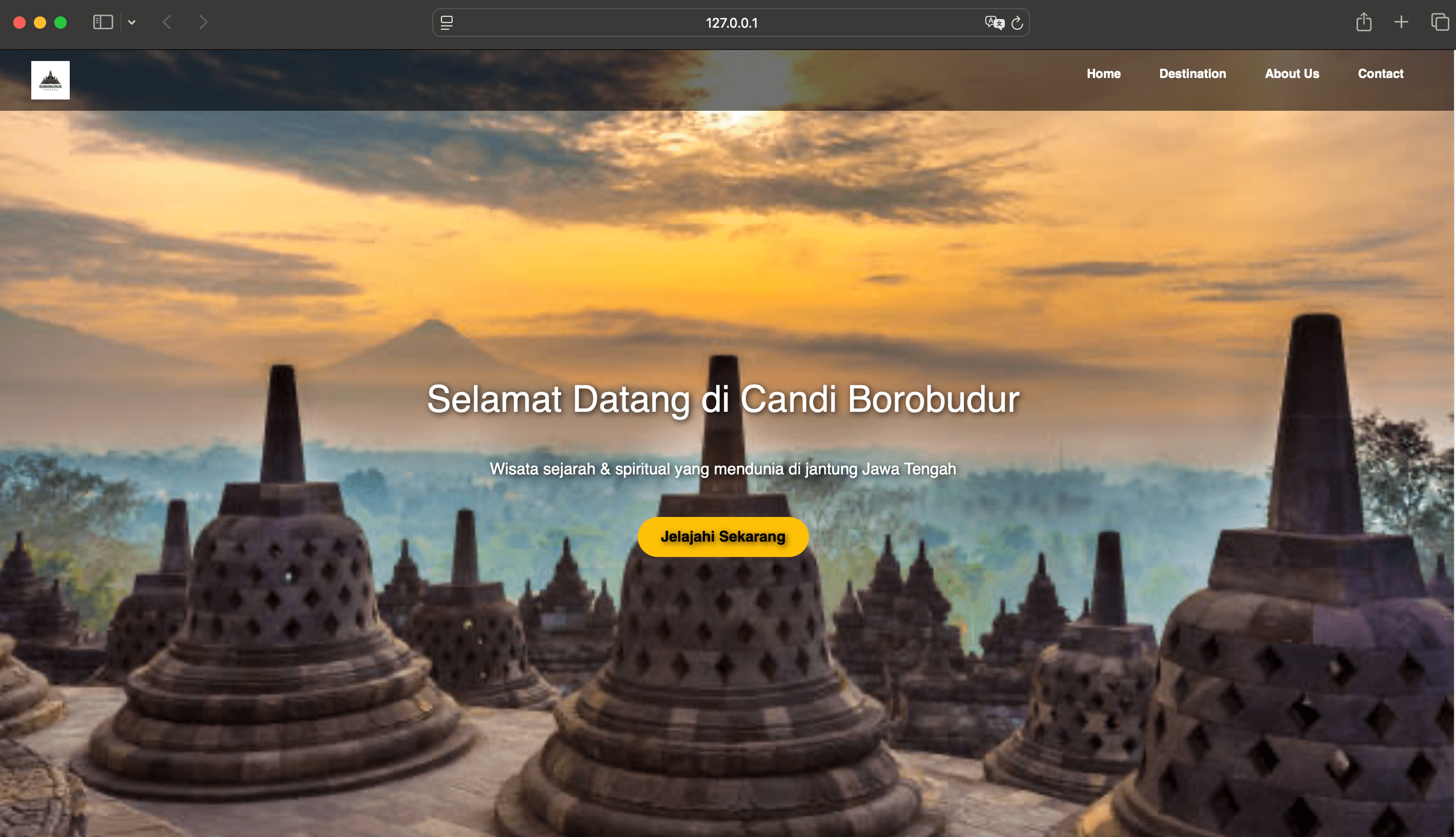 Tourist Website Borobudur